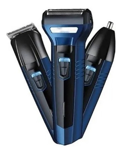 Máquina Afeitadora Y Cortadora De Pelo Geemy Gm-566 Azul 