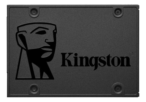 Kingston SSD Interno A400 480gb Sata 3 (6gb/s) 2.5 Lectura: 500mb/s Y Escritura: 450mb/s SA400S37/480G Negro