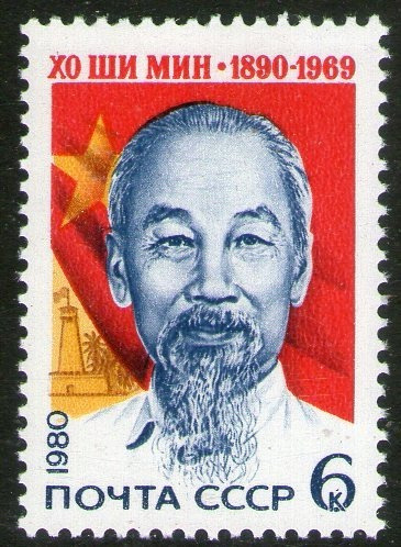 Rusia Sello Mint 90° Aniversario Ho Chi Minh Año 1980 