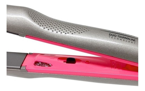 Imagem 3 de 4 de Chapinha de cabelo GA.MA Italy Lumina Duo Tourmaline Plus APP2198 bege savana con pink neon 110V/220V