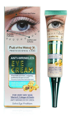 Contorno De Ojos Antiarrugas 5% Urea Wokali (30g) Tipo de piel Todo tipo de piel