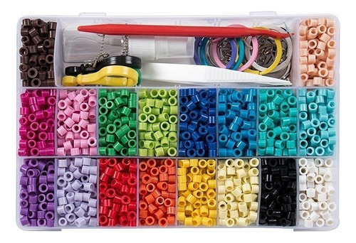 Kit De Cuentas No Requiere Planchado, 3600 Pieza18 Colores