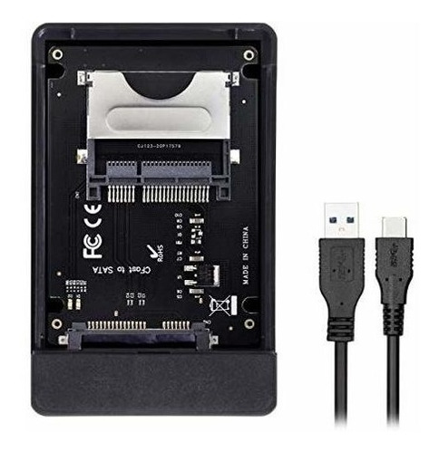 Cfast Usbc Usb3 0 Y Adaptador De Tarjeta Sata 2 5 Estuc...