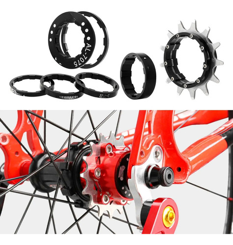 Cog Single Speed Grau Absolute Brutus 14 Dentes Pra Bike Pto