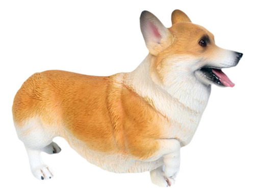 Xt Estatua De Perro Corgi, Figura De Perro, Amarilla
