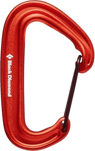 Mosqueton Miniwire Rosa Black Diamond Escalada Montaña Rapel Color Rojo