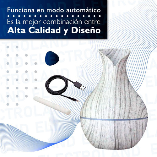Humidificador Madera Vaporizador Aromaterapia Usb 2018