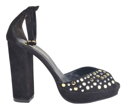 Imagen 1 de 6 de Sandalias Zapatos De Mujer De Gamuza - Laos - Ferraro
