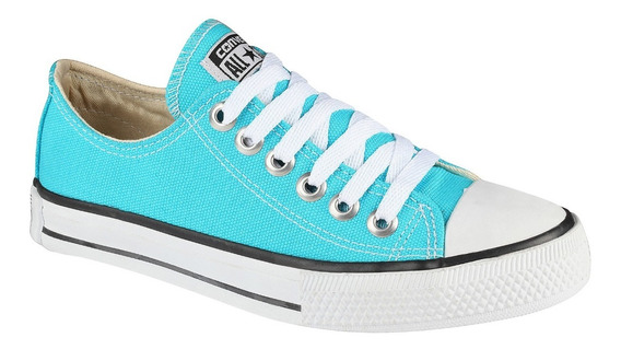 all star cano alto azul turquesa