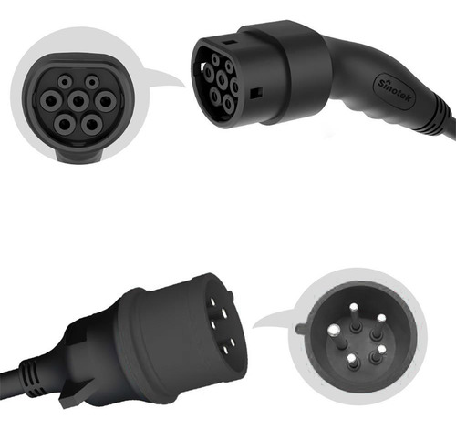 Carregador para Carro Elétrico 7kw Sinotek M2-7-5000 Cabo 5mt T2 Monofásico 220v