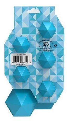 Imagen 4 de 4 de Molde Para Hielos Diamantes Marca True