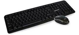 Juego De Teclado Y Mouse Fussion Kb-2002bk&sl End