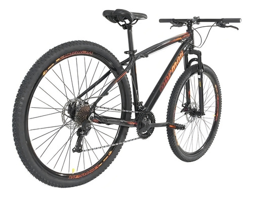 Bicicleta Bike Venice Aro 29 1.0 Mormaii Preto E Laranja