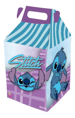 Cajitas Sorpresa De Cumpleaños - Stitch - Pack X 6