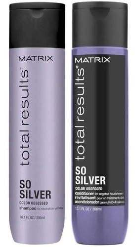 So Silver Matrix Pack Shampoo + Acondicionador Violeta