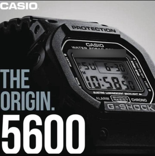 Reloj Original Casio® G Shock Clásico 200 Metros W. R. Nuevo