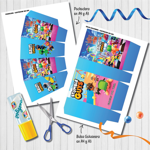 Kit Imprimible Personalizado Stumble Guys Cumple