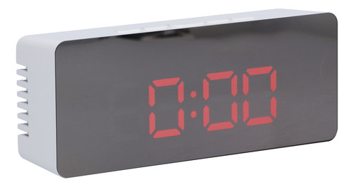 Reloj Digital De Reloj De Despertador De Espejo Led Con Modo