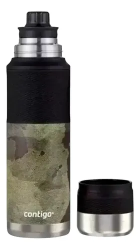 Termo Contigo Tapon Cebador Mate Camuflado Acero Inoxidable 2070898 1.1L