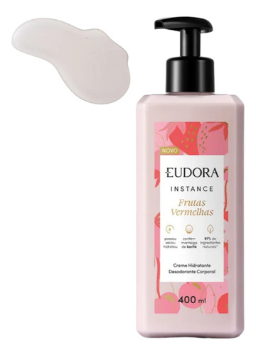 Kit Presente Eudora Frutas Vermelhas Instance Banho Corpo