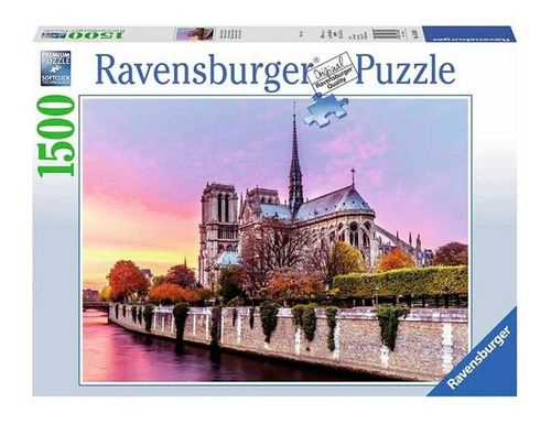 Puzzle 1500 Pz -notre Dame Al Atardecer- Ravensburger 163458