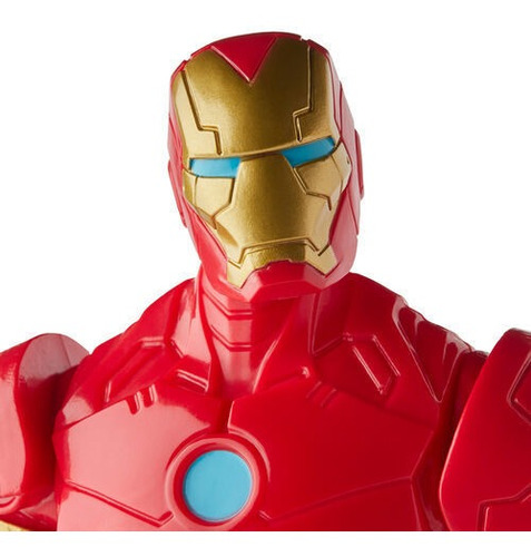 Figura Iron Man Marvel 24cm + 3 Accesorios Hasbro +4 Años