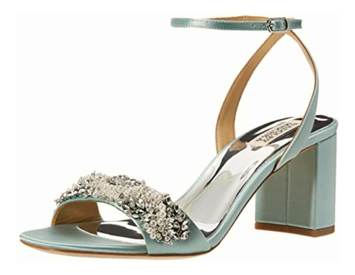 Badgley Mischka Clara Sandalias De Tacón Para Mujer, Blue