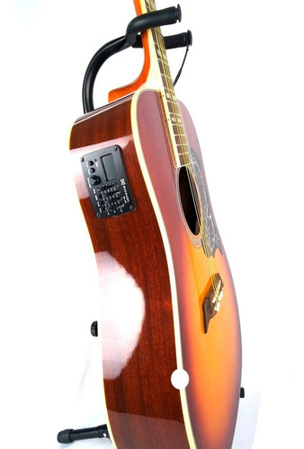 Violão eletroacústica Michael Galaxy VM925DTC para destros vintage sunburst satin