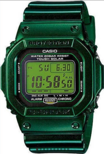 Reloj Original Casio® G Shock Tough Solar Green 200 Mt Nuevo