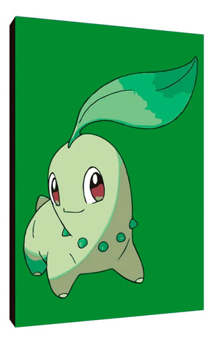 Cuadros Poster Pokemon Chikorita 50x70 (ita 5)