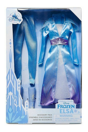 Vestido Y Accesorios Para Muñeca Elsa De Frozen Disney Store