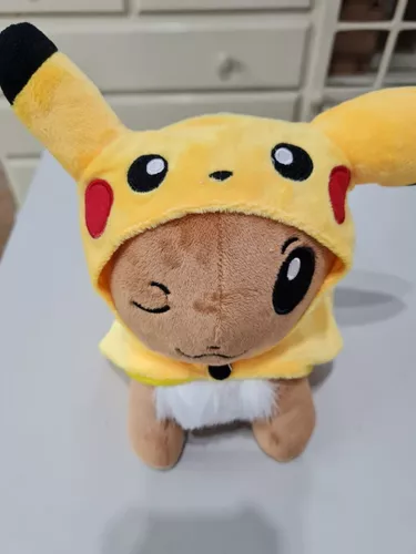 Pikachu E Eevee - Pelúcia Pokemon Pronta Entrega