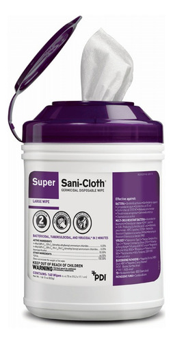 Toallas Desinfectantes Sani-cloth Super 160pzas