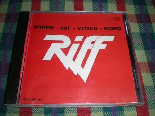 Riff / Pappo Jaf Vitico Moro Cd Caja Acrilica Rn9