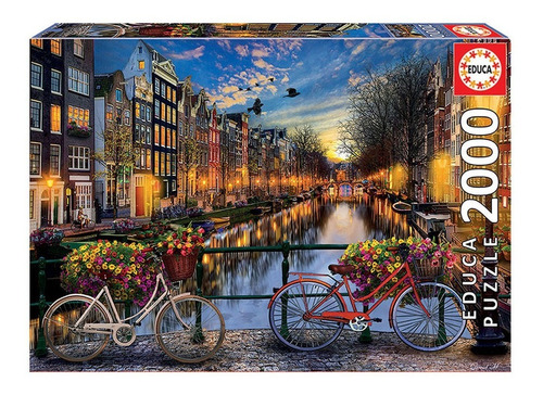 Imagen 1 de 5 de Puzzle Rompecabeza 2000 Piezas Amsterdam Educa 17127
