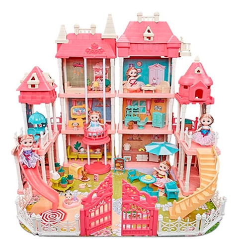 Playset Bay Dreamy Castillo De 3 Plantas Con Accesorios Ub