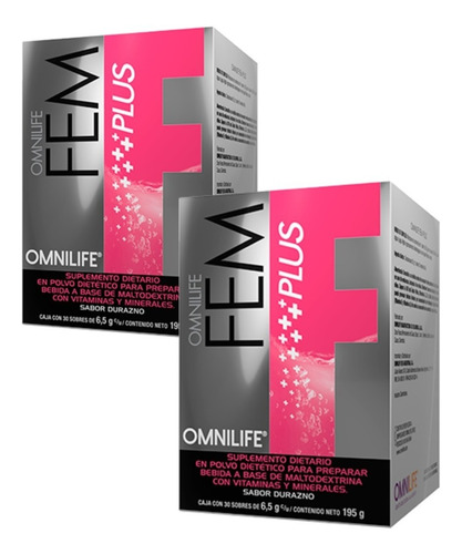 Fem Plus X2 Vitaminas Equilibrio Hormonal Femenino