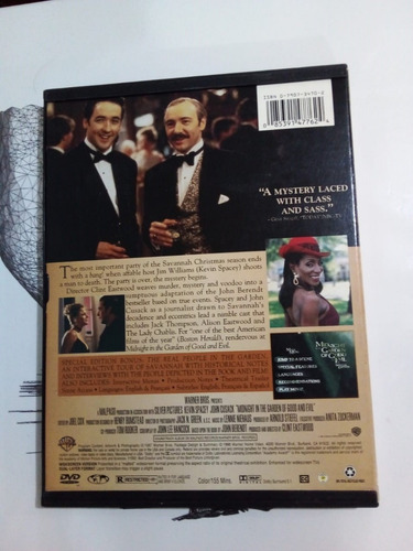 Medianoche En El Jardín - Eastwood - Warner 1992 - Dvd - U