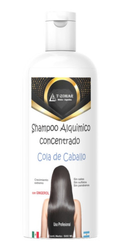 Shampoo Concentrado Cola De Caballo 250 Ml C 21 Hierbas