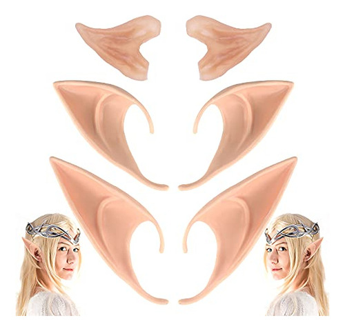 Cedar Bright Cosplay Elf Ears Hada Pixie - Vestido De 1x71k