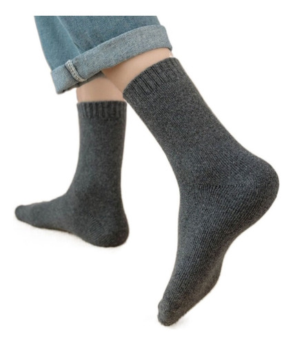 . Pacote Com 5 Meias De Lã Merino Para Inverno