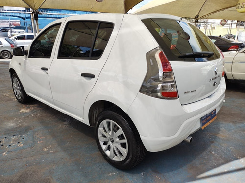 Renault Sandero Expression 1.0 2014 Branco Completo