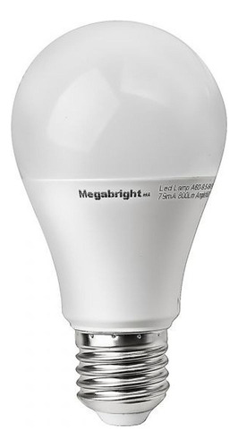 Pack 10 Ampolletas Led Clasica 9,5w 6400k E27 Megabright