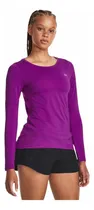 Comprar Playera Under Armour Heat Gear  Great Purple Manga Larga