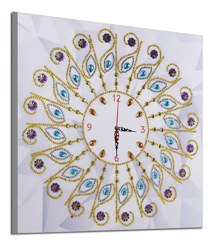 Reloj De Pared R Clock Kits Con Pintura De Diamantes En 5d A