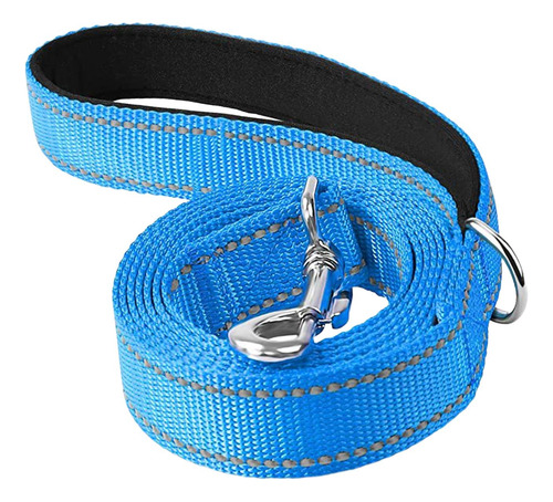 2 Correa Reflectante Para Perros, Correas Para Azul Claro