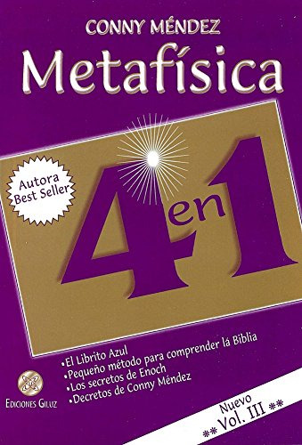 Libro Metafisica 4 En 1 Vol Iii De Conny Mendez Gilavil Dist