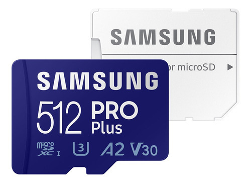 Tarjeta de memoria micro SD de 512 GB y 160 mb y Adapt Samsung