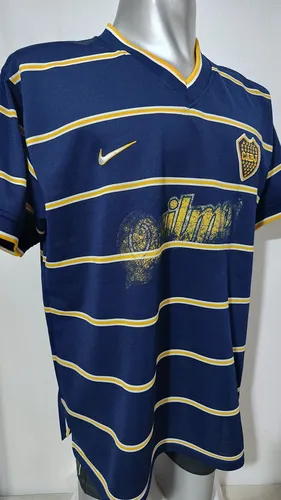 Camiseta De Boca Juniors Nike Mercosur Azul 1998. Talle Xl Camiseta De Boca Juniors Nike Mercosur Azul 1998. Talle Xl