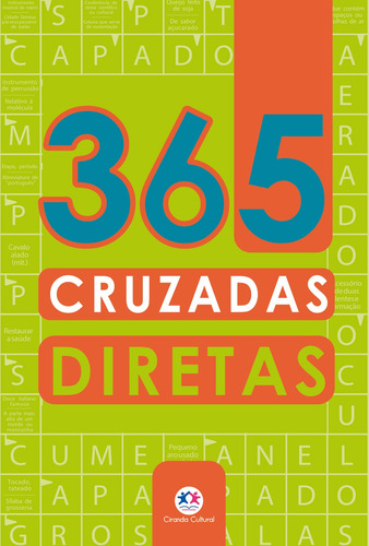 365 cruzadas diretas, de Cultural, Ciranda. Ciranda Cultural Editora E Distribuidora Ltda., capa mole em português, 2020